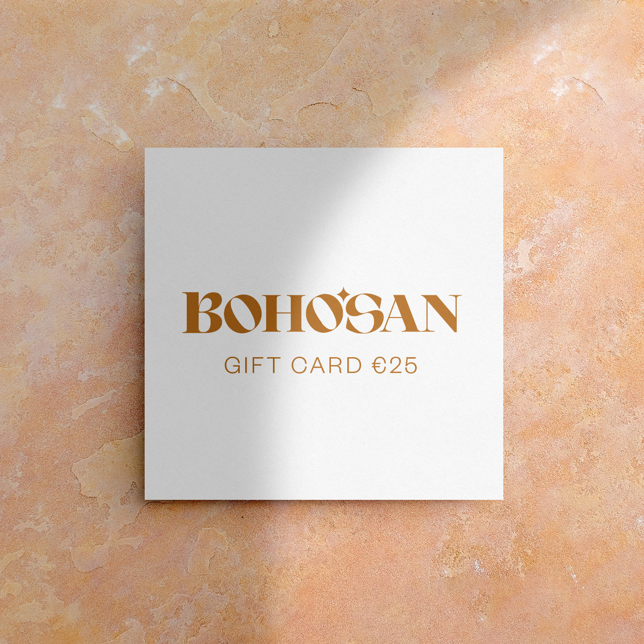Bohosan gift card - €25 Cadeaubonnen BOHOSAN 
